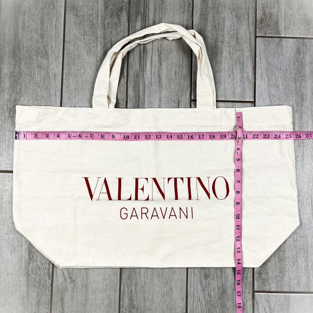 Valentino Pointed Toe Ballet Flats & Valentino Garavani Large Tote Bag - Picture 8 of 14